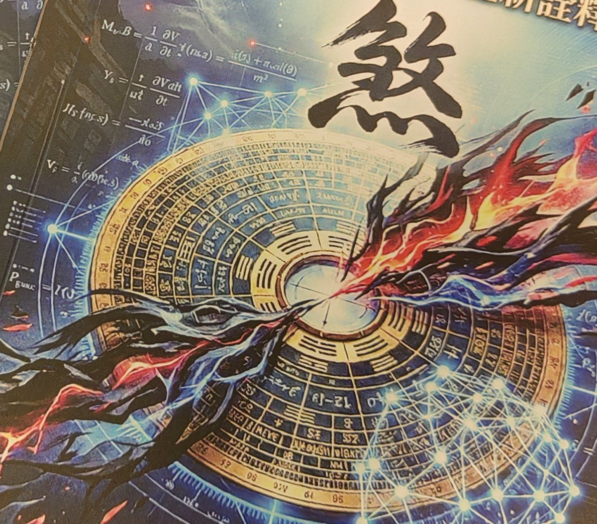 《煞有解事》封面藝術——羅盤與流體力學方程交織